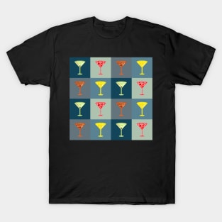 Martinis Pattern | Pop Art T-Shirt